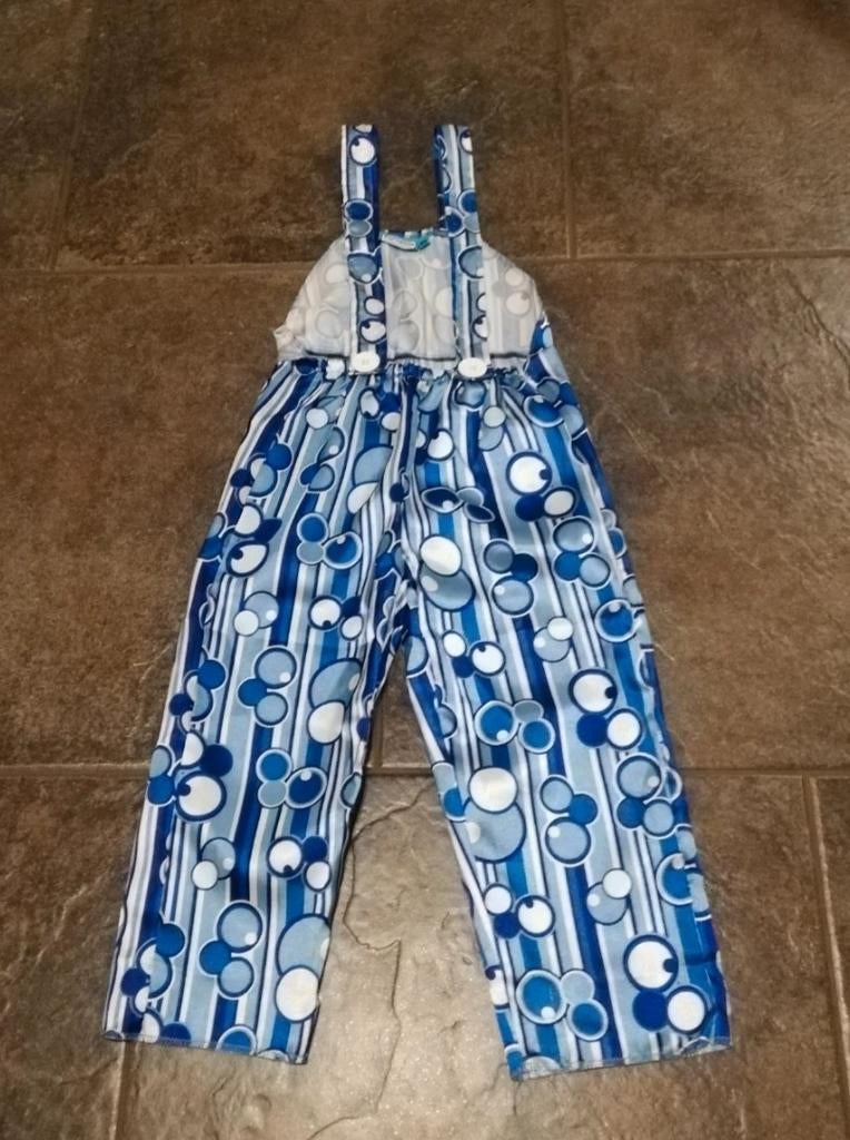 Tuinbroek carnaval, Kinderen en Baby's, Carnavalskleding en Verkleedspullen, Ophalen of Verzenden, 104 of kleiner, Jongen of Meisje