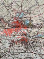 Duitse stafkaart regio Rotterdam Tweede Wereldoorlog, Verzamelen, Militaria | Tweede Wereldoorlog, Ophalen of Verzenden, Landmacht