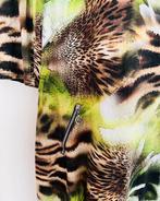 Angelle Milan groen/bruine jurk maat M, Maat 38/40 (M), Ophalen of Verzenden, Zo goed als nieuw, Knielengte