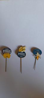 Drie speldjes van Fyffes bananen., Verzamelen, Speldjes, Pins en Buttons, Ophalen of Verzenden, Zo goed als nieuw