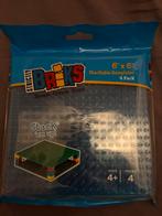 4 Blauwe Doorzichtige Lego Basisplaten, Gebruikt, 1 speler, Ophalen of Verzenden, Vanaf 3 jaar