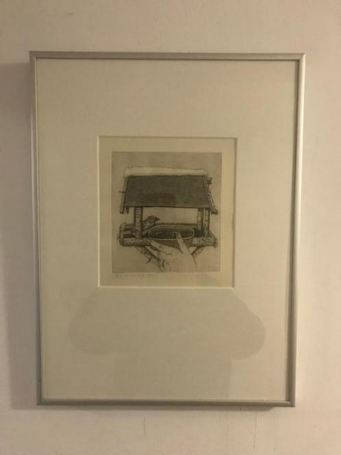 Ets......Anja van den Berg, Antiek en Kunst, Kunst | Etsen en Gravures, Ophalen of Verzenden