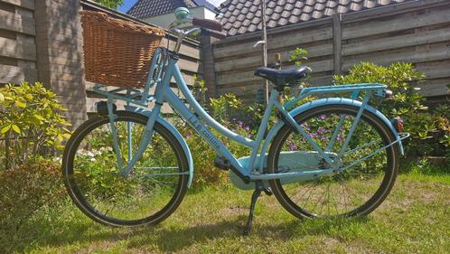 Cortina U4 26" meisjes cargofiets lichtblauw, Fietsen en Brommers, Fietsen | Meisjes, Gebruikt, 26 inch of meer, Versnellingen