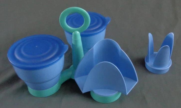 Tupperware Caddy serveerset tafel carrousel H17xO21cm, Huis en Inrichting, Keuken | Tupperware, Zo goed als nieuw, Overige typen