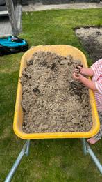 Geel zand ongeveer 10 - 15 kruiwagens, Tuin en Terras, Zand, Ophalen of Verzenden, Zo goed als nieuw, Ophoogzand