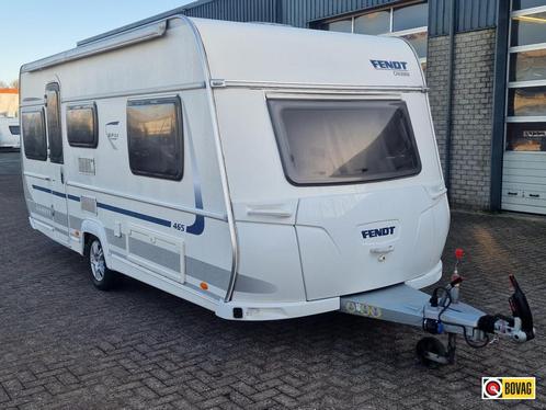 Fendt Opal 465 TG | Mover | Zakluifel |, Caravans en Kamperen, Caravans, tot en met 4, 1250 - 1500 kg, Rondzit, Fendt, 2 aparte bedden