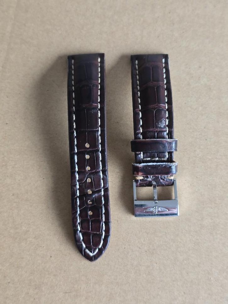 Breitling croc band, Sieraden, Tassen en Uiterlijk, Overige Accessoires, Gebruikt, Ophalen