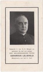 Pater Gerardus Lelieveld 1879 Mook + 1940 Tilburg, 61 jaar, Verzenden