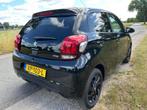 Peugeot 108 1.0 VTi Allure AUTOMAAT keurig onderhouden 1ste, Stof, Gebruikt, 4 stoelen, Zwart