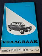 Simca 900 & 1000 Vraagbaak 1961-1963, Ophalen of Verzenden, Gelezen, Overige merken, P. Olyslager