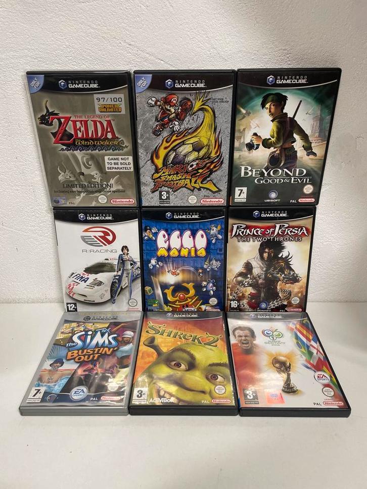 Gamecube Games - Leuke Collectie met Zelda, Spelcomputers en Games, Games | Nintendo GameCube, Gebruikt, Avontuur en Actie, 1 speler