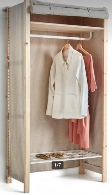 Vintage Ivar kledingkast (Ikea) - afbeelding 1