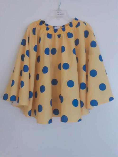 Rock and roll rokje geel blauwe stippen one size fits all, Kleding | Dames, Carnavalskleding en Feestkleding, Zo goed als nieuw