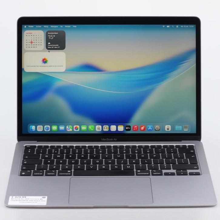 Macbook Air 2020 13.3 Inch M1 Chip/8GB/256GB SSD Space Gray, Computers en Software, Apple Macbooks, Zo goed als nieuw