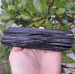 Prachtige ruwe Zwarte Toermalijn edelsteen natuurstenen, Ophalen of Verzenden