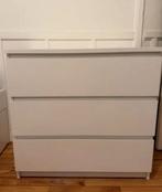 Witte Ikea malm ladekast, Huis en Inrichting, Ophalen, Gebruikt, 50 tot 100 cm, 3 of 4 laden
