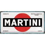 Martini logo Vermouth relief reclamebord van metaal deco