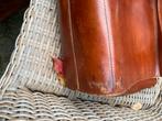 Leren Laptop  Schooltas vintage, Overige merken, Gebruikt, Bruin, Ophalen of Verzenden