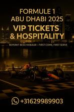 FORMULE 1 ABU DHABI 2025 – VIP HOSPITALITY & GRANDSTAND, Tickets en Kaartjes, Drie personen of meer