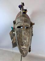 250118 Traditioneel Afrikaans Bambara masker uit Mali., Antiek en Kunst, Kunst | Niet-Westerse kunst, Ophalen of Verzenden