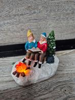 Kerstdorp verlicht mooi item kersthuisjes, Ophalen of Verzenden, Zo goed als nieuw