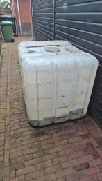 Ibc vat 1100l gratis, Tuin en Terras, Regentonnen, 150 liter of meer, Ophalen, Gebruikt, Kunststof