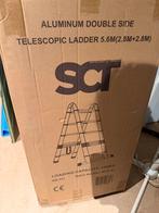 Nieuwe Telescopische Ladder 560cm, Doe-het-zelf en Verbouw, Ladders en Trappen, Ophalen, Nieuw, Ladder, Opvouwbaar of Inschuifbaar