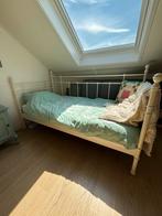 1 persoons spijlen bed met lattenbodem, IKEA Tromsnes, Ophalen, Gebruikt, 90 cm, Eenpersoons