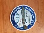 Market Garden Memorial Jump Embleem Patch 2018 Falcon Leap, Ophalen of Verzenden, Landmacht, Nederland, Embleem of Badge