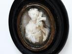 Antiek Heilige Gerardus meerschuim / pijpaarde bol glas 1850, Ophalen of Verzenden