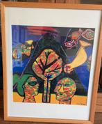 Mooi ingelijste poster van corneille, Antiek en Kunst, Kunst | Litho's en Zeefdrukken, Ophalen of Verzenden
