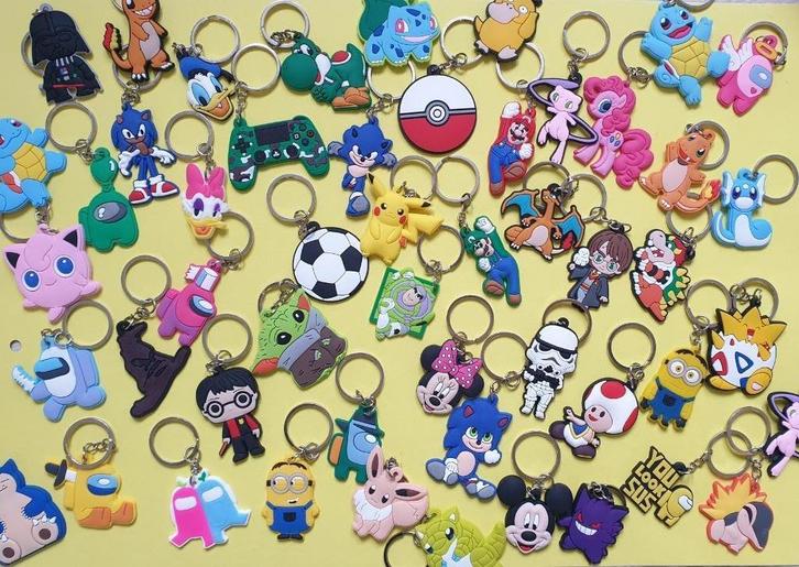 Partij van 200 nieuwe sleutelhangers!, Verzamelen, Sleutelhangers, Nieuw, Overige typen, Ophalen of Verzenden