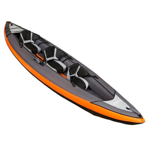 Professionele opblaasbare Kano te huur, Watersport en Boten, Kano's, Zo goed als nieuw, Overige typen, Drie personen of meer, Met peddels