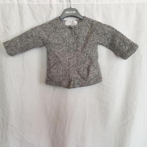 Heerlijk grijs meiden winterjasje. Mt 86. Merk Baby Girl's, Kinderen en Baby's, Babykleding | Maat 86, Zo goed als nieuw, Meisje