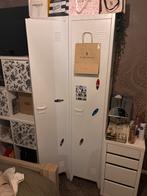 Metalen Locker Kast - Wit/grijs, Huis en Inrichting, Kasten | Lockerkasten, Ophalen of Verzenden, Zo goed als nieuw