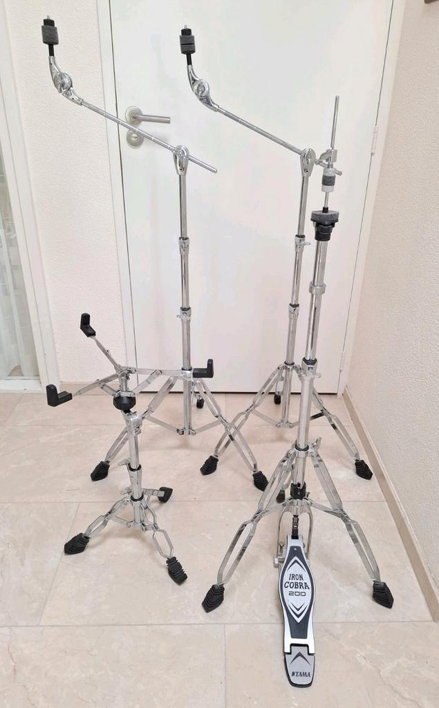 Tama Iron Cobra 200 hardware set statieven standaards pack, Muziek en Instrumenten, Standaards, Zo goed als nieuw, Instrumentstandaard
