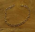 goud kleurige aluminium Jasseron armband   22 cm, Marktplaats@koningsieraden.nl, Overige materialen, Marktplaats@koningsieraden.nl