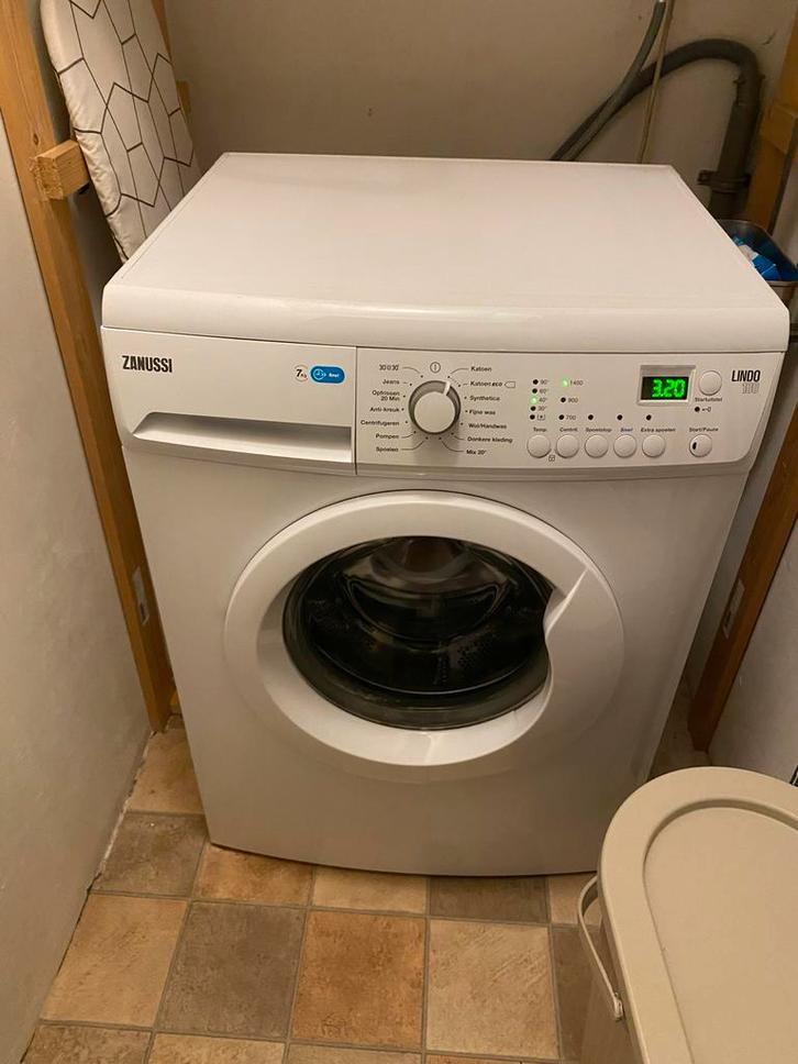Zanussi Lindo 100 Wasmachine - Top Conditie, Witgoed en Apparatuur, Wasmachines, Zo goed als nieuw, Voorlader, 6 tot 8 kg, 85 tot 90 cm