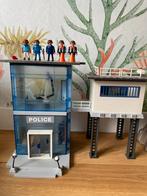 Playmobil politiebureau en gevangenis, incl extra poppetjes, Kinderen en Baby's, Speelgoed | Playmobil, Ophalen, Gebruikt, Complete set