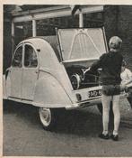 Retro reclame 1959 Citroën 2CV Eend auto kinderwagen kopen, Verzamelen, Verzenden, Overige typen