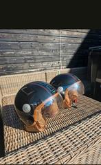 2 Retro Scooter Helmen - Maat M en Maat L, Ophalen, Gebruikt, Medium, Onbekend