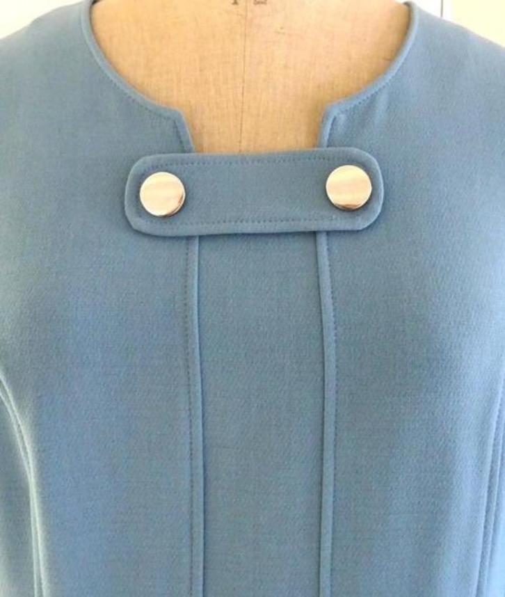 Nieuwe stijlvolle jurk van Caroline Biss, maat 46, Kleding | Dames, Jurken, Zo goed als nieuw, Maat 46/48 (XL) of groter, Blauw
