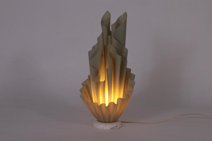 Georgia Jacob tafellamp Frankrijk 1970, Huis en Inrichting, Lampen | Tafellampen, Zo goed als nieuw, 50 tot 75 cm, Kunststof, Ophalen of Verzenden