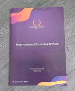 International Business Ethics - Athena Summary, Ophalen of Verzenden, Zo goed als nieuw, WO, Radboud University