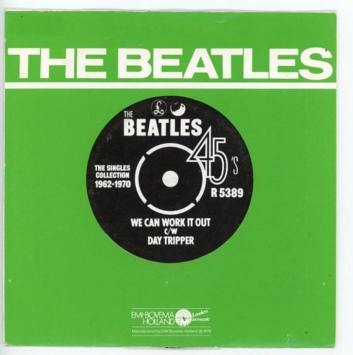 Single van the Beatles =made in holland -Single Collection, Cd's en Dvd's, Vinyl Singles, Gebruikt, Pop, Ophalen of Verzenden