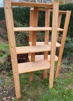 opslagrek stellingen hout demontabel 41,5  x 80,5 175cm hoog, Ophalen, Zo goed als nieuw