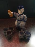 Blauw Jenever Set, Antiek en Kunst, Antiek | Keramiek en Aardewerk, Ophalen