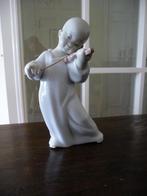 Lladro van kaal engeltje met viool #4536, Ophalen of Verzenden, Zo goed als nieuw, Religie