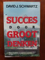 Succes door groot denken boek, Ophalen of Verzenden, Gelezen
