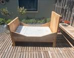 Schattig steigerhouten peuterbedje, Kinderen en Baby's, Kinderkamer | Bedden, Ophalen, 70 tot 85 cm, Zo goed als nieuw, Lattenbodem